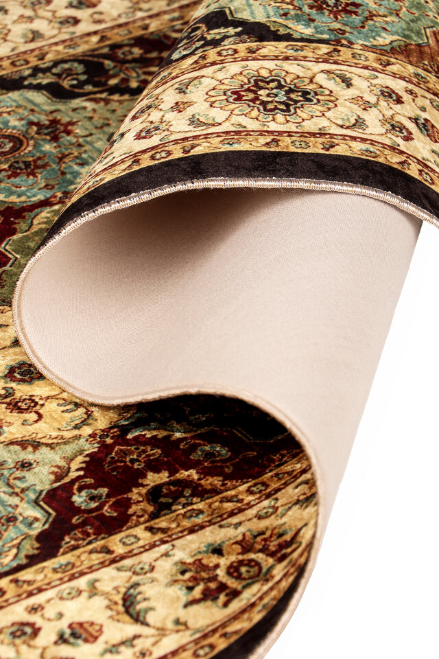 Gold Süngerli Kadife Seccade - 3