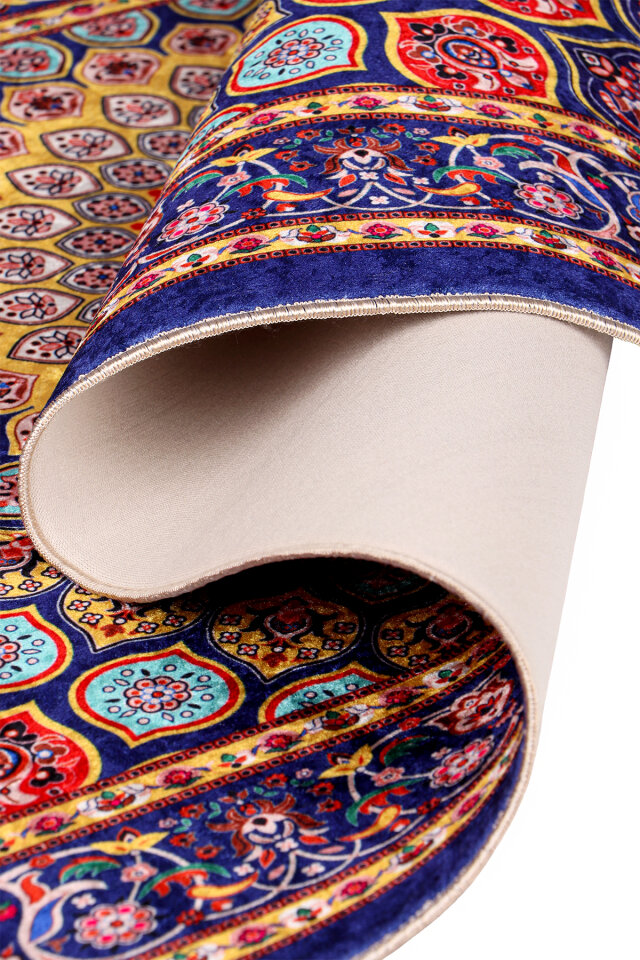 Saks Süngerli Kadife Seccade - 3