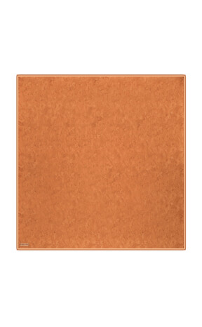 Tan Brush Pattern Twill Silk Square Scarf 