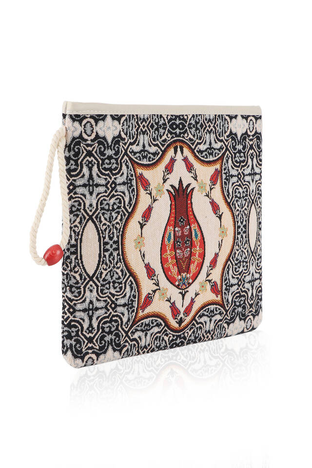 Tulip Pattern Tapestry Handbag - 3