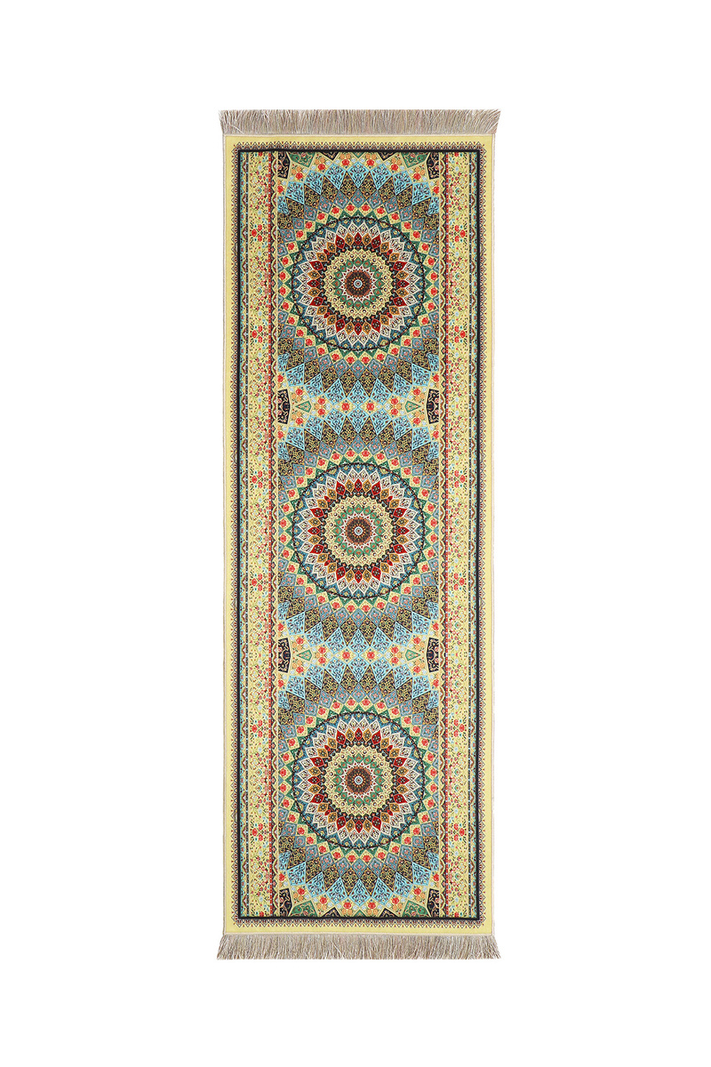 Turkuaz Kadife Runner Takımı - 2