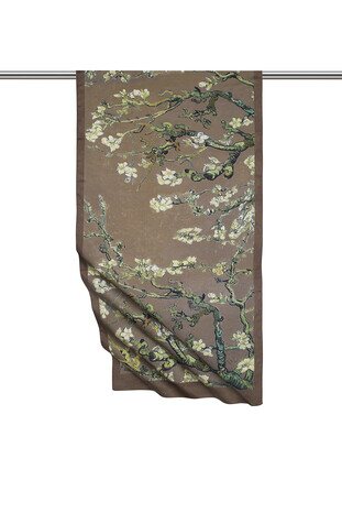 Vizon Badem Çiçeği İpeksi Fular 