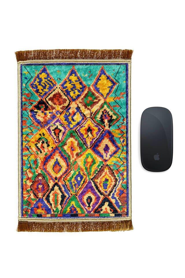 Water Green Decorative Small Carpet Mousepad - 1