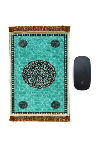 Water Green Decorative Small Carpet Mousepad 