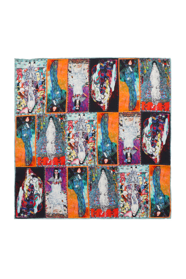 Water Green Women Silky Pocket Square 