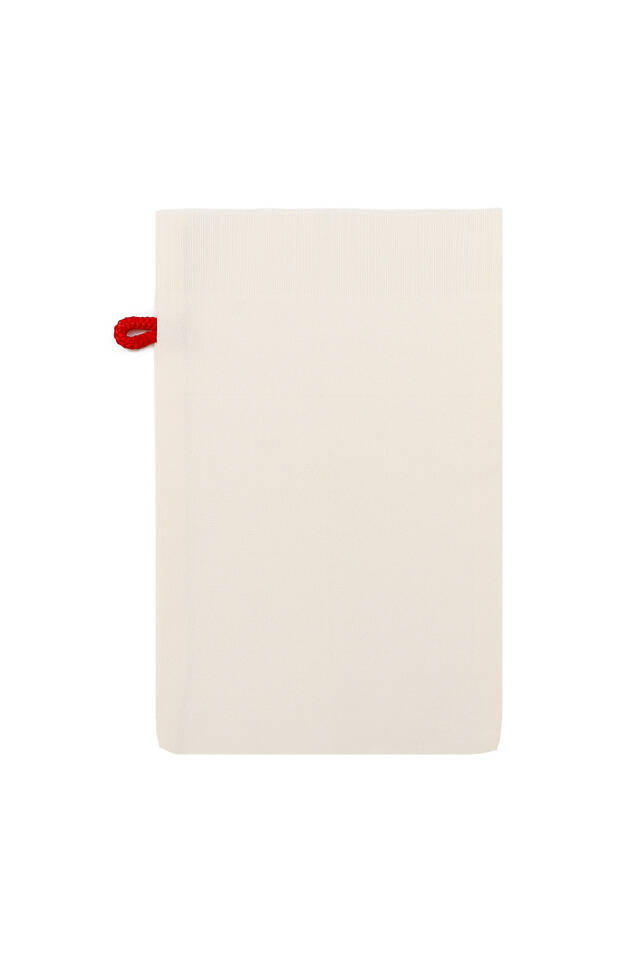 White Flat Pouch - Bursa İpek