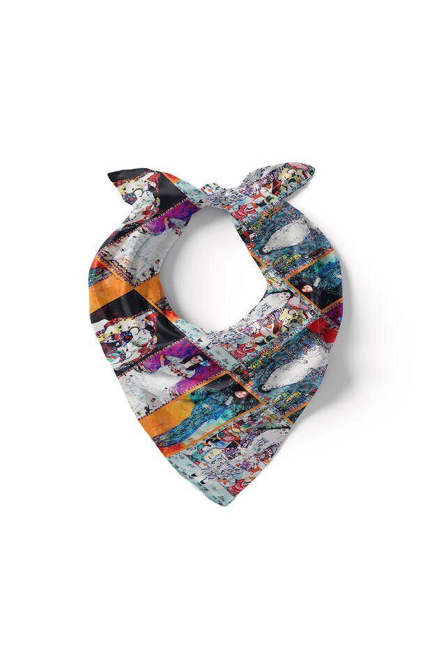 Su Yeşil Women İpeksi Mendil - 2