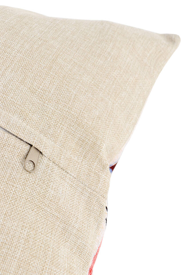 Yellow Cat Pattern Tapestry Throw Pillow - 3