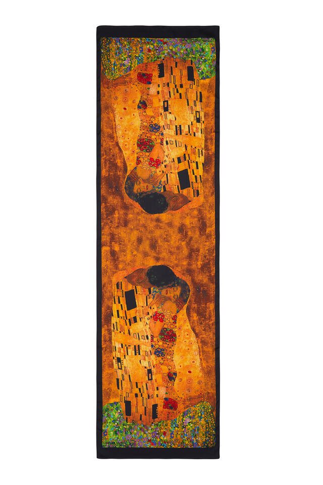 Yellow Kiss Silky Foulard - 4