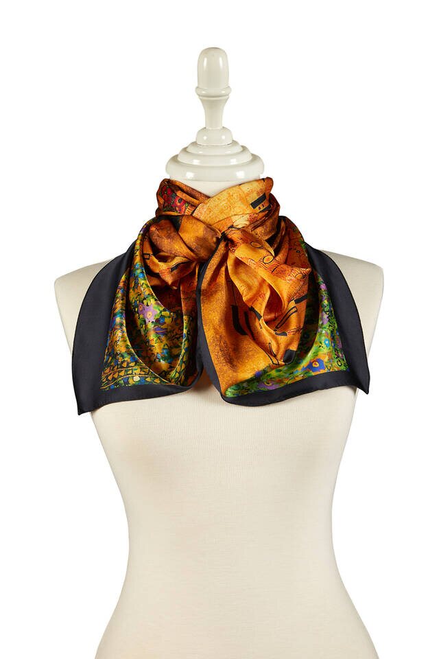 Yellow Kiss Silky Foulard - 2