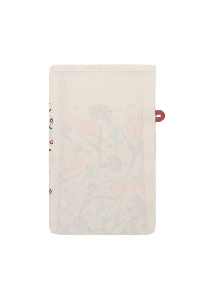 Yellow Red Tulip Pattern Pouch - 2